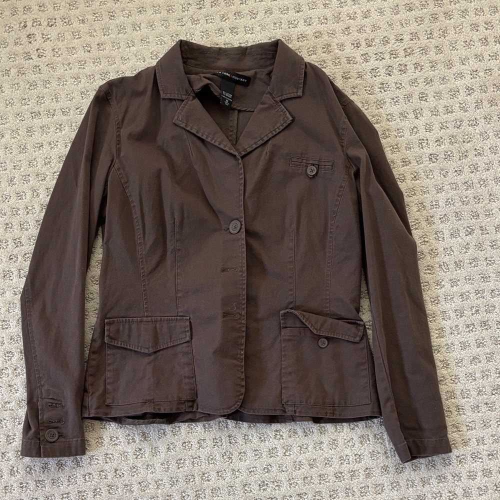 New York & Company Chocolate Brown Blazer